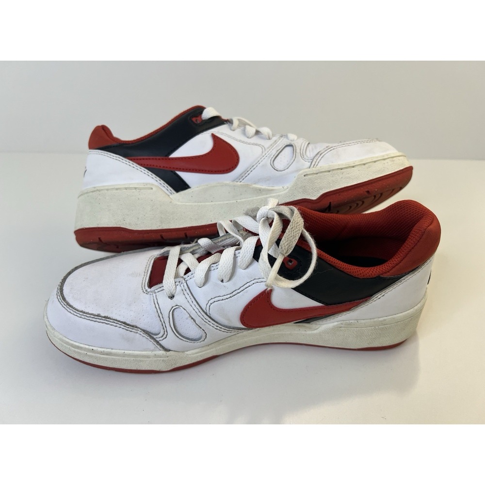 Nike Full Force Low Mens 7.5 Shoes White/Mystic Red/Black Sail FB1362-102